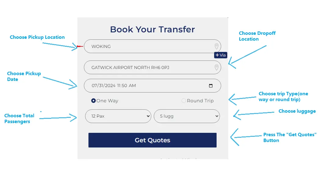 Booking Process